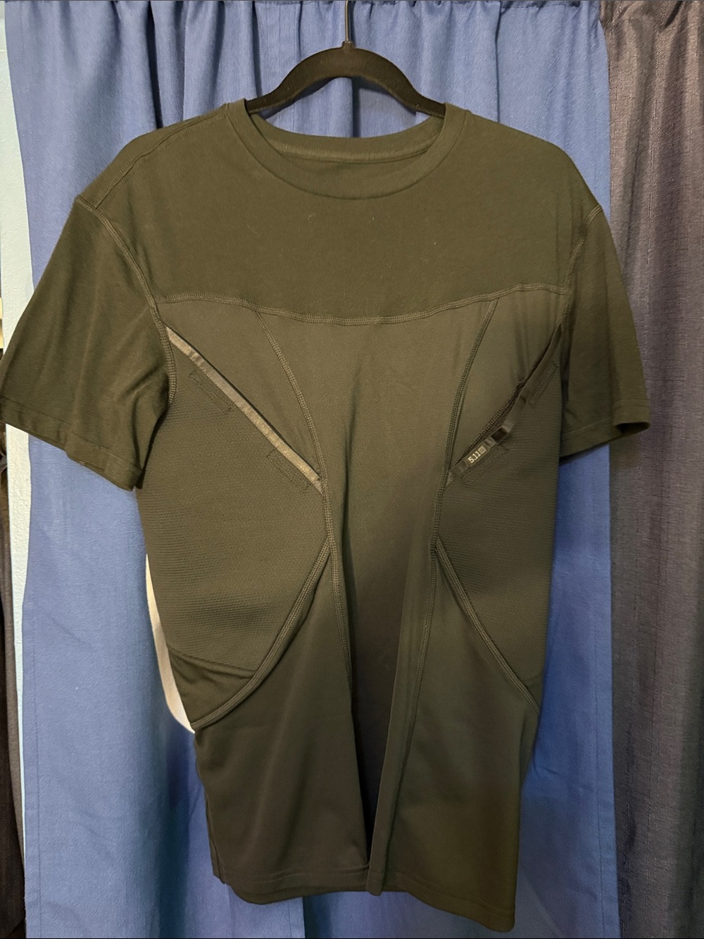 5.11 Concealed Carry Tactical Short Sleeve Performance Tee in Black